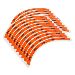 Wheel Rim Sticker Kit Orange 78009099000