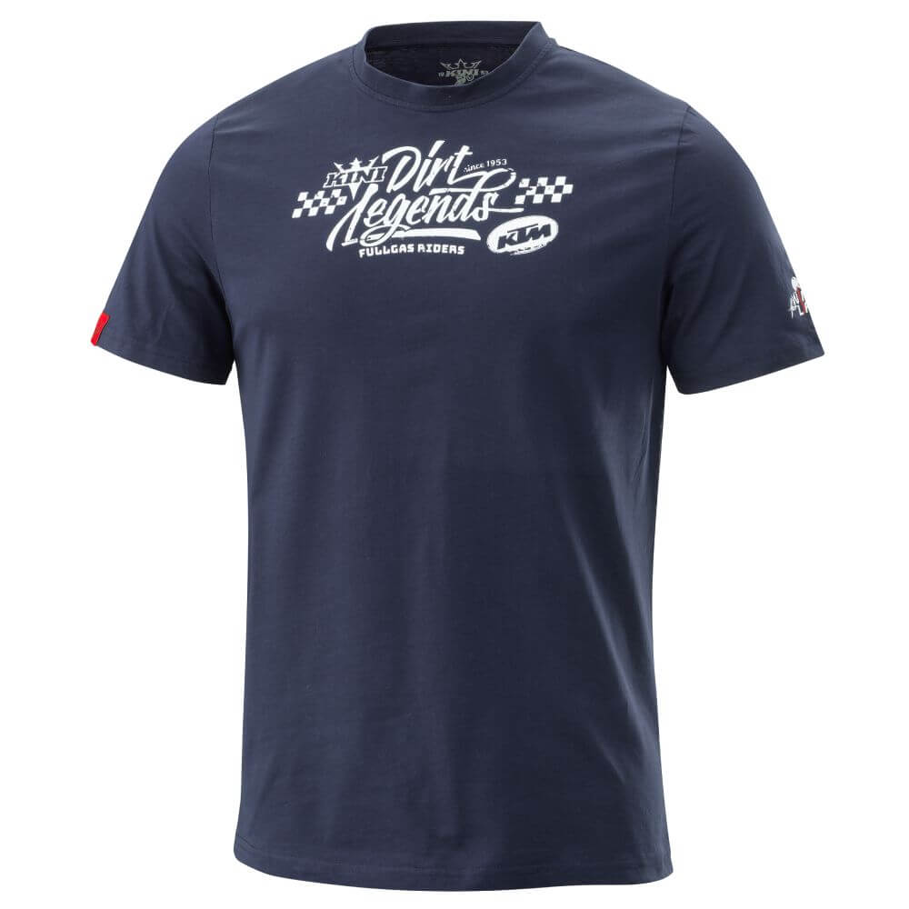 Dirt Script Tee Navy