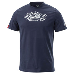 Dirt Script Tee Navy